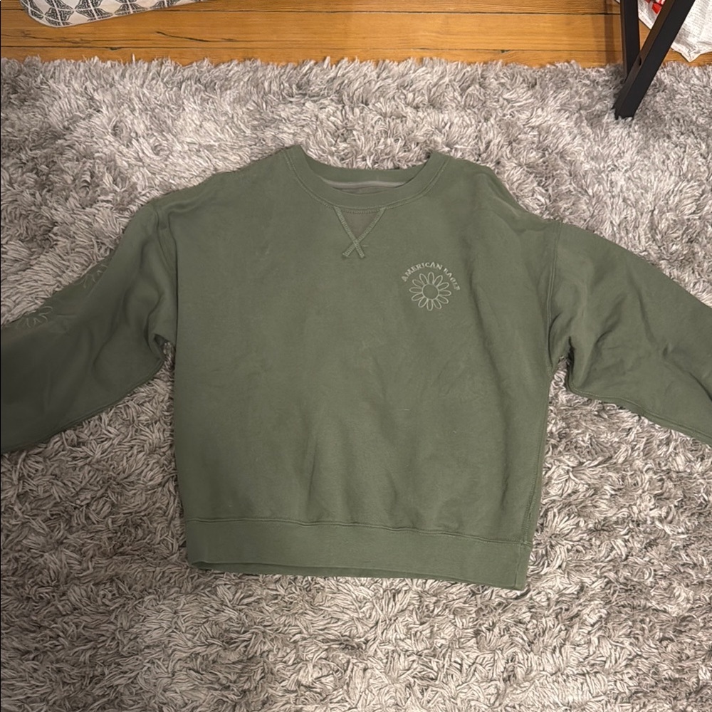 Green Crewneck Sweater